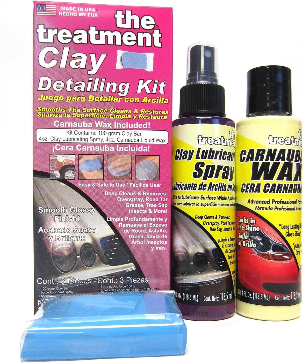 The Treatment Clay Bar Detailing Kit Clay Bar, Lubricant Spray