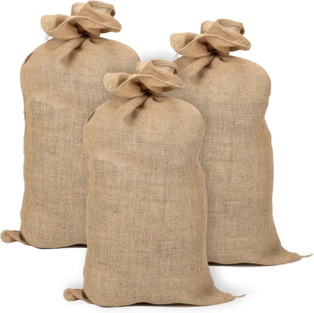 La Cordeline ACJN110L-L3: 3 Jute Bags, 40x61 cm, 15 kg - Jute Zakken