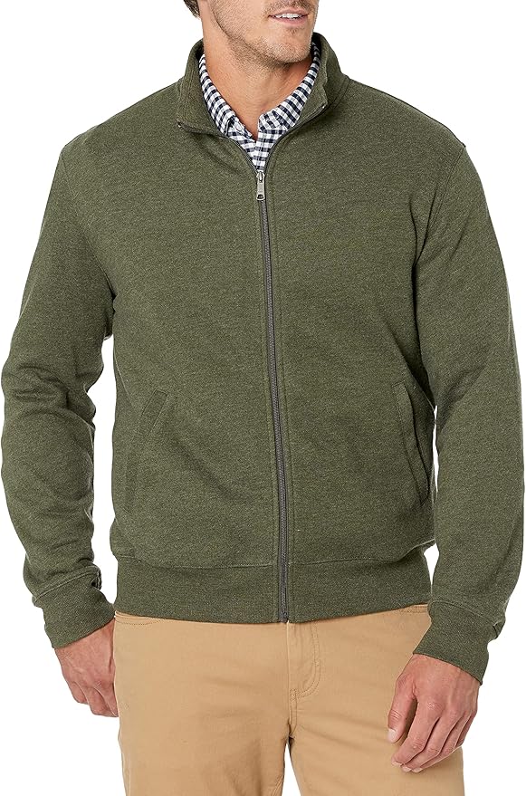 Full zip mock neck sweatshirt Clearance