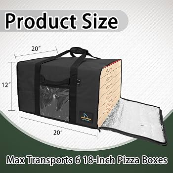 Amazon.com: OujiuShark Insulated Pizza Bags for Delivery, 20in x