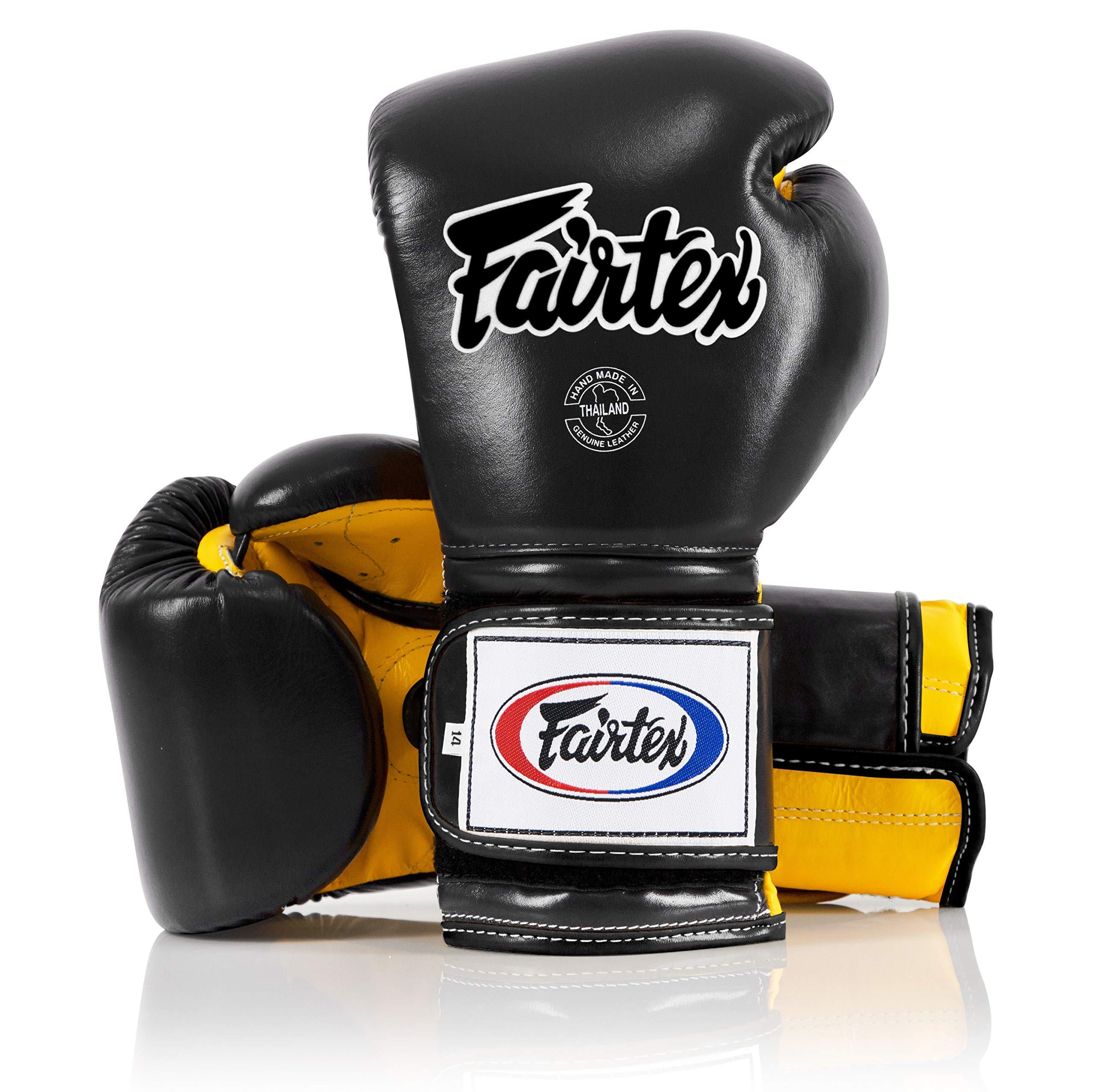Fairtex BGV9 Muay for Professional Boxers &amp; Trainers |Mexican Style Glove for Hard Hitters | MMA Gloves for Martial Arts|Light Weight &amp; Shock Absorbent Boxing Gloves