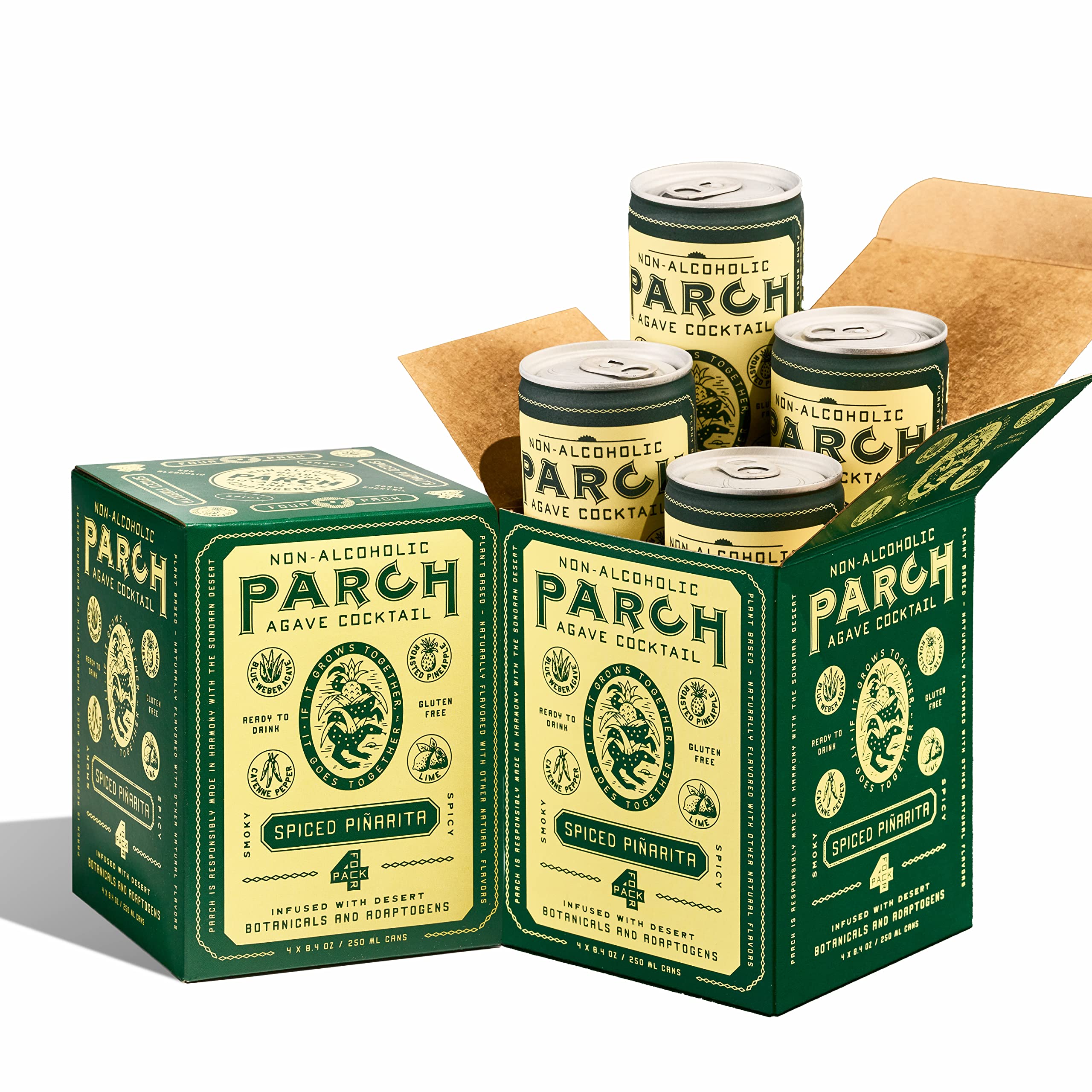 Amazon.com: PARCH Spiced Piñarita Ready to Drink Non Alcoholic 