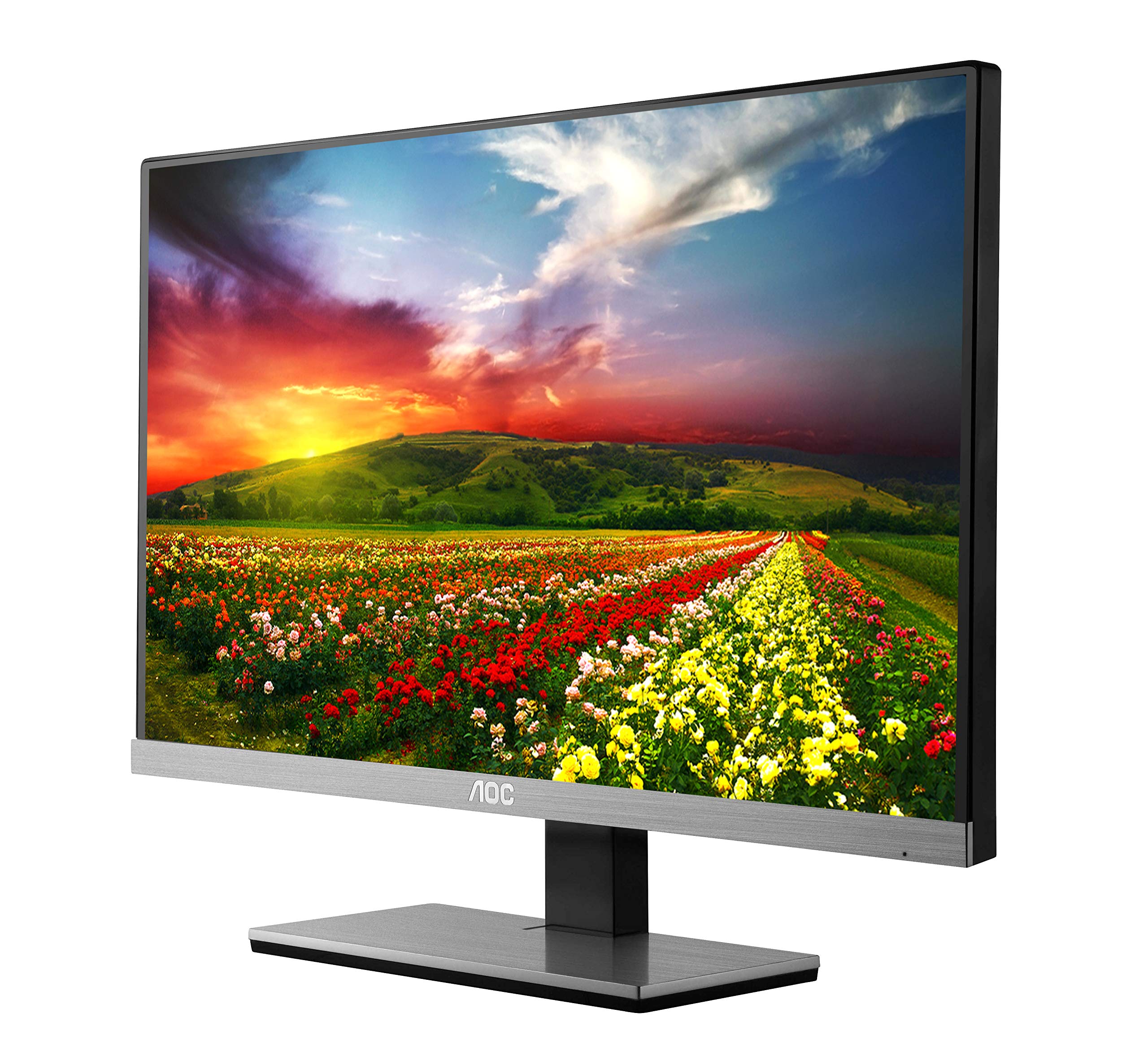 AOC i2367Fh 23-Inch IPS Frameless LED-Lit Monitor, Full HD 1080p, 5ms, 50M:1 DCR, VGA/ HDMI, Speakers, Multi Purpose Stand
