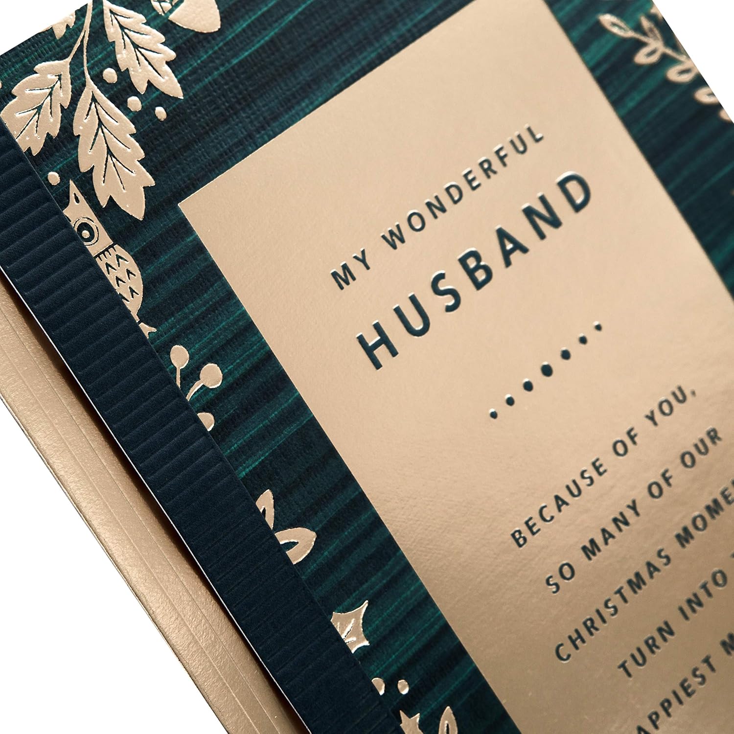 Hallmark Christmas Card for Husband - Traditional Heartfelt Verse