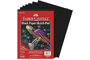 Faber-Castell Black Paper Pad: Unleash Your Creativity with Exceptional Sketching Surfaces