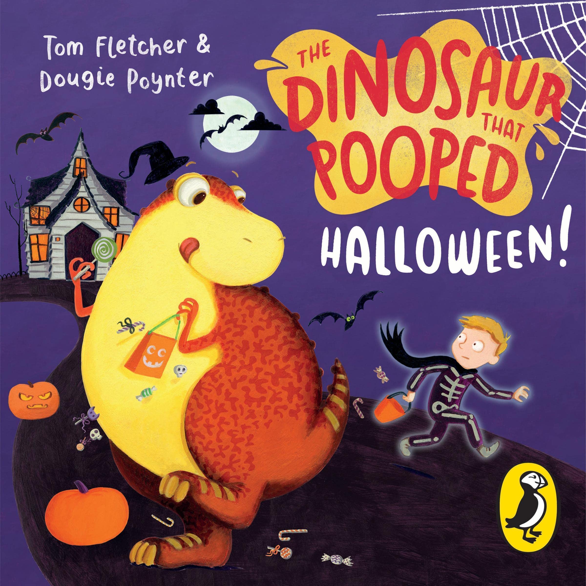 Cover art for The Dinosaur that Pooped Halloween!