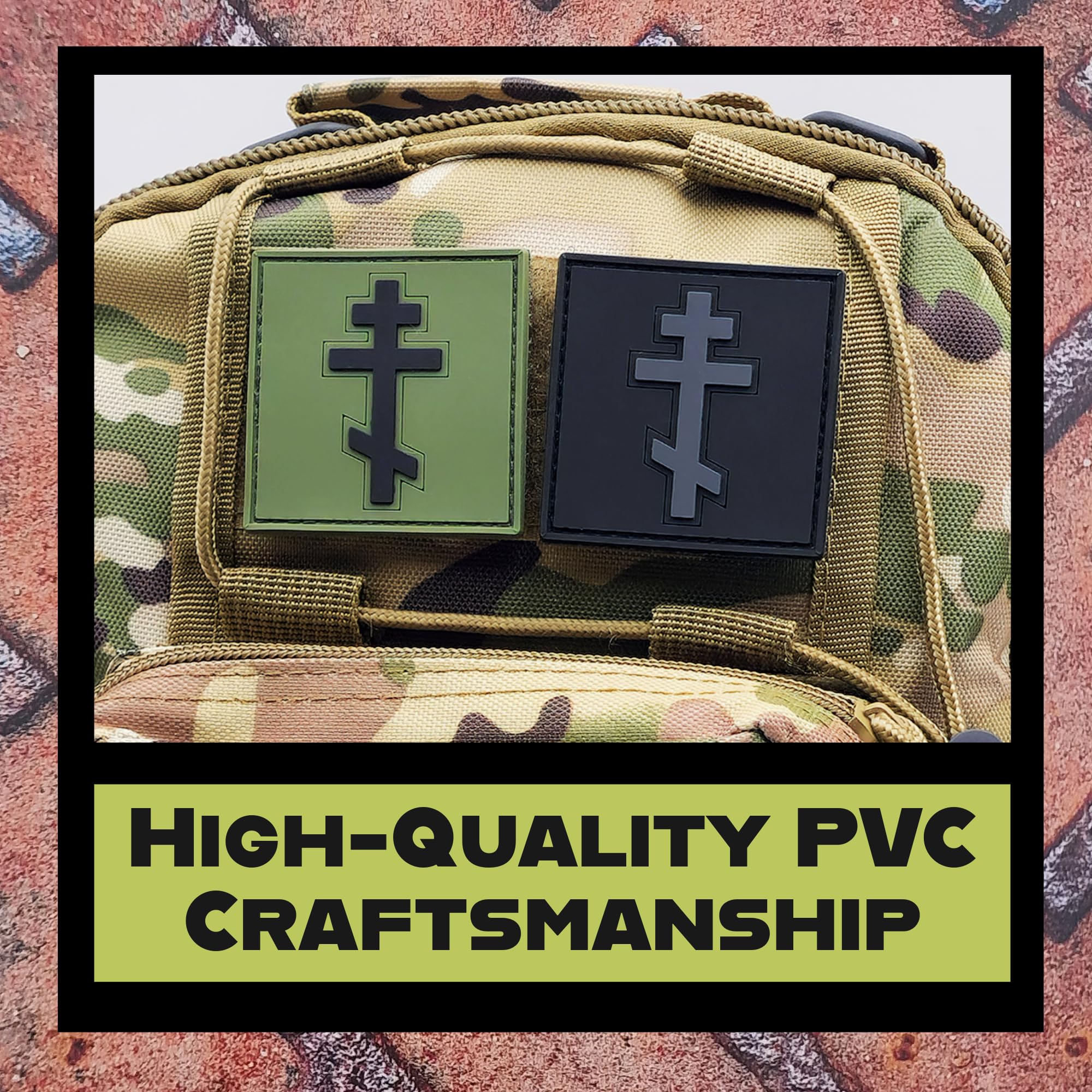 Patch Morale Infidel In PVC Verde Oliva - Tactical Hook & Loop Per Airsoft