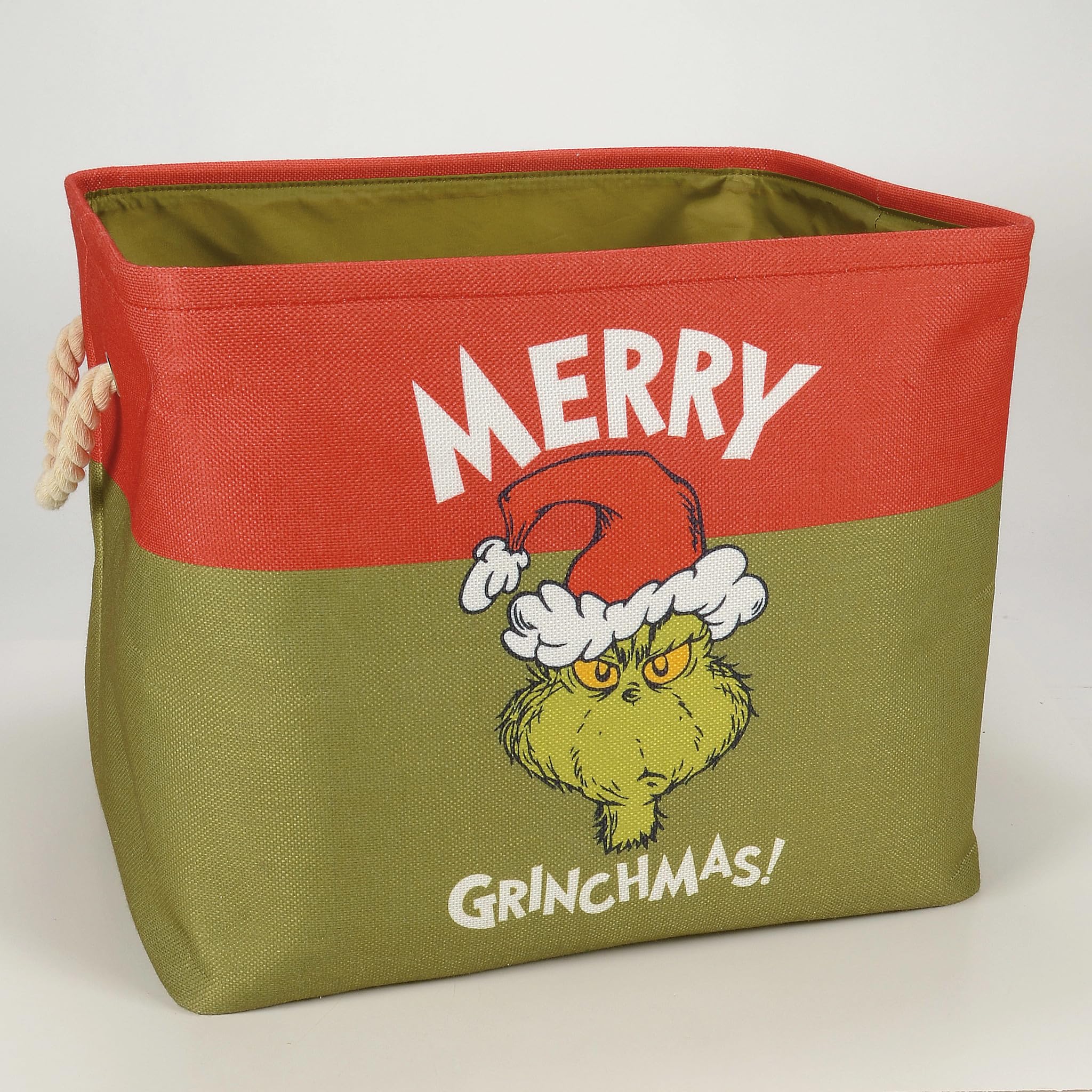 Department 56 Snowpinions Dr. Seuss Merry Grinchmas Geschenk-Tragetasche, Aufbewahrungsbehälter, 43,2 x 35,6 cm, mehrfarbig