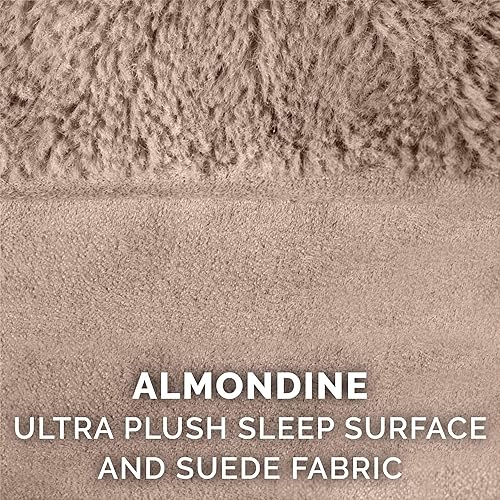 Miniatura 7 de Furhaven Pet Sofá de felpa ortopédica para perro, cama con forma de L, tumbona ergonómica con contorno de cuna, cama para perros y gatos, varios