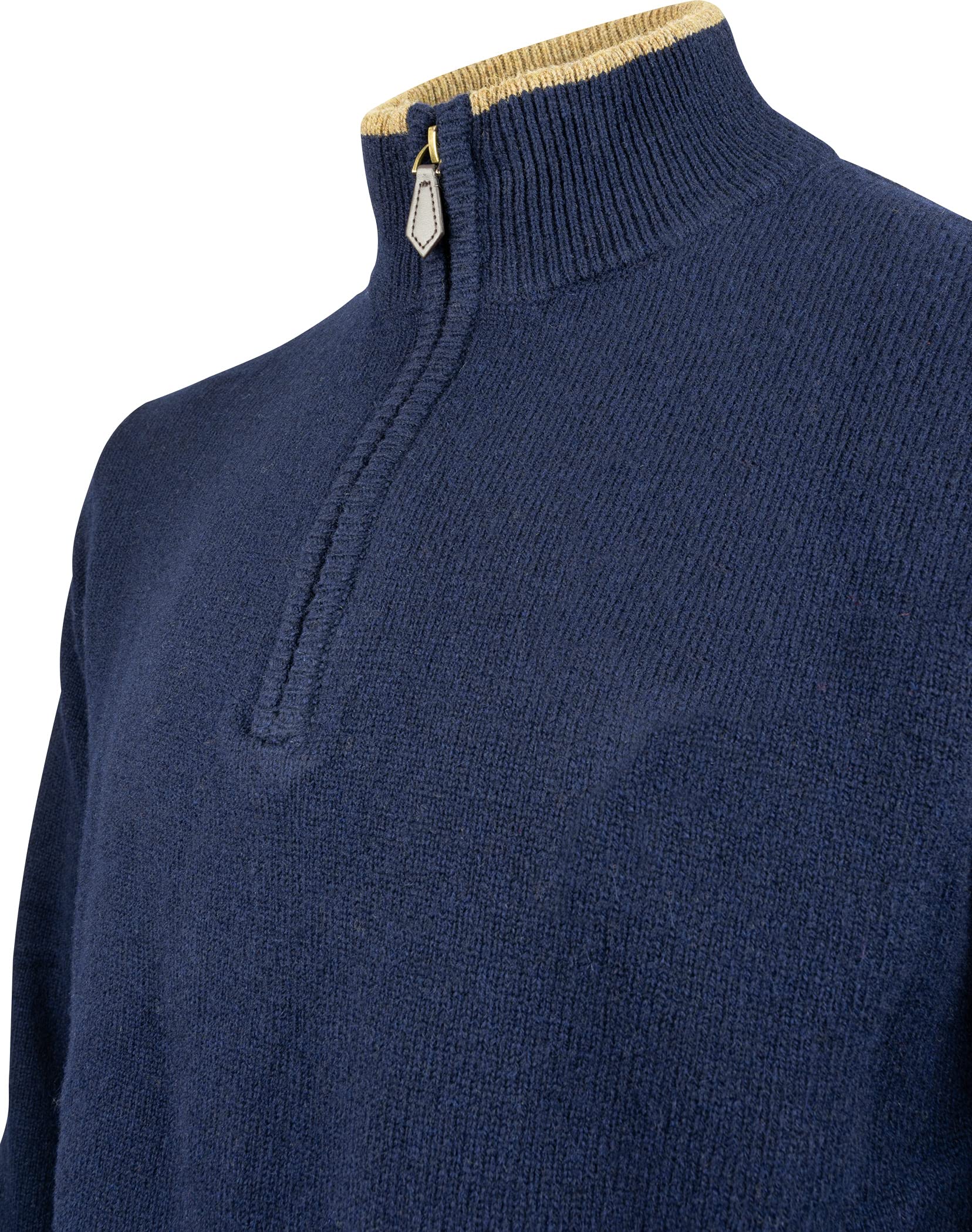 Jack Pyke Ashcombe - Jersey de Punto con Cremallera - 100% Lana de Borrego