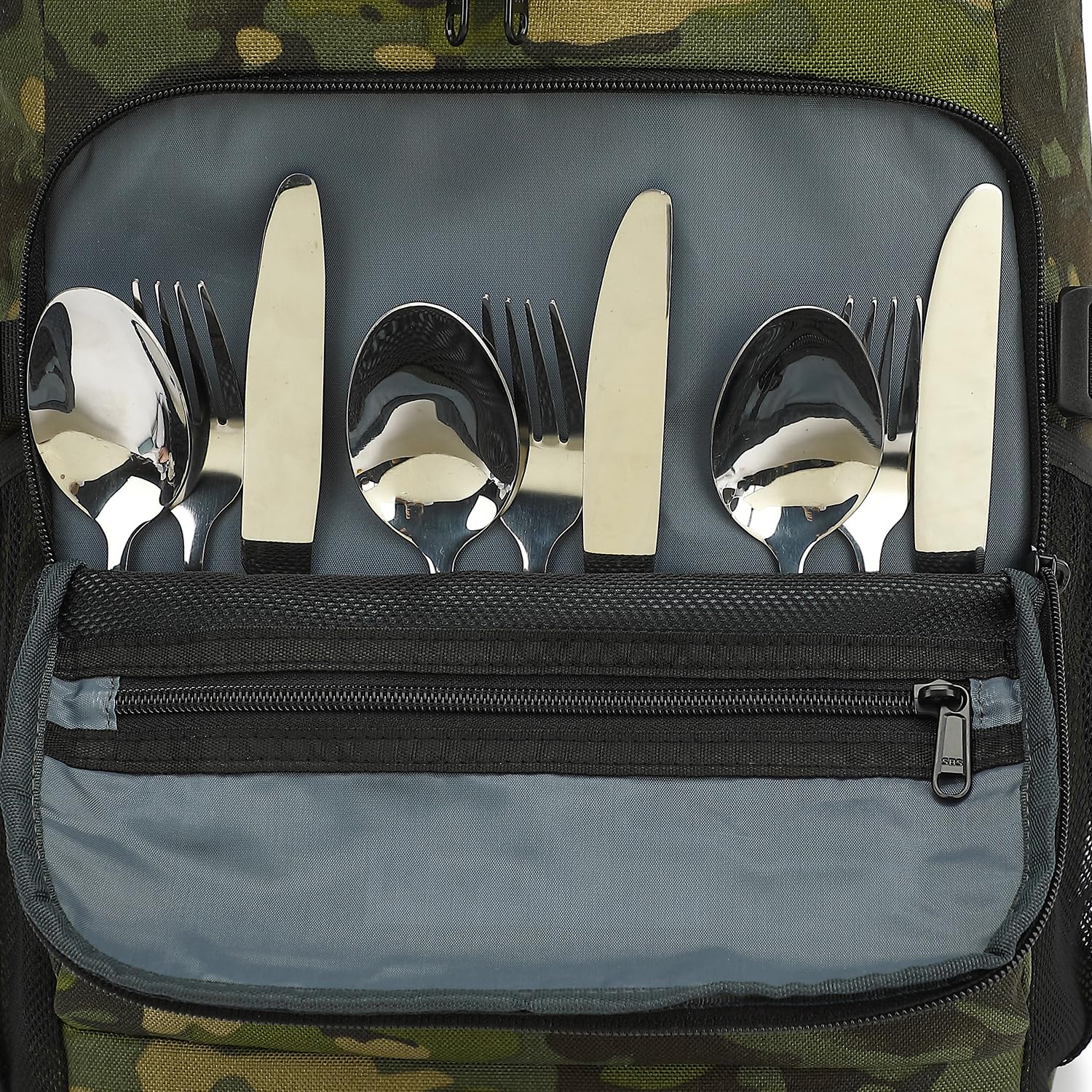 Kalesi Kühlrucksack 36 Dosen Leichter Isolierter Rucksack Kühler Auslaufsicher Reise Camping Mittagessen Rucksack Outdoor Besteck Rucksack für Damen und Herren