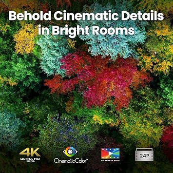 BenQ V5010i 4K HDR RGB Laser TV Projector 2500 ANSI, eARC, Dolby Atmos, Multi-Channel, Auto 2D Keystone & Screen Fit, 40W Speaker, HDMI 2.1