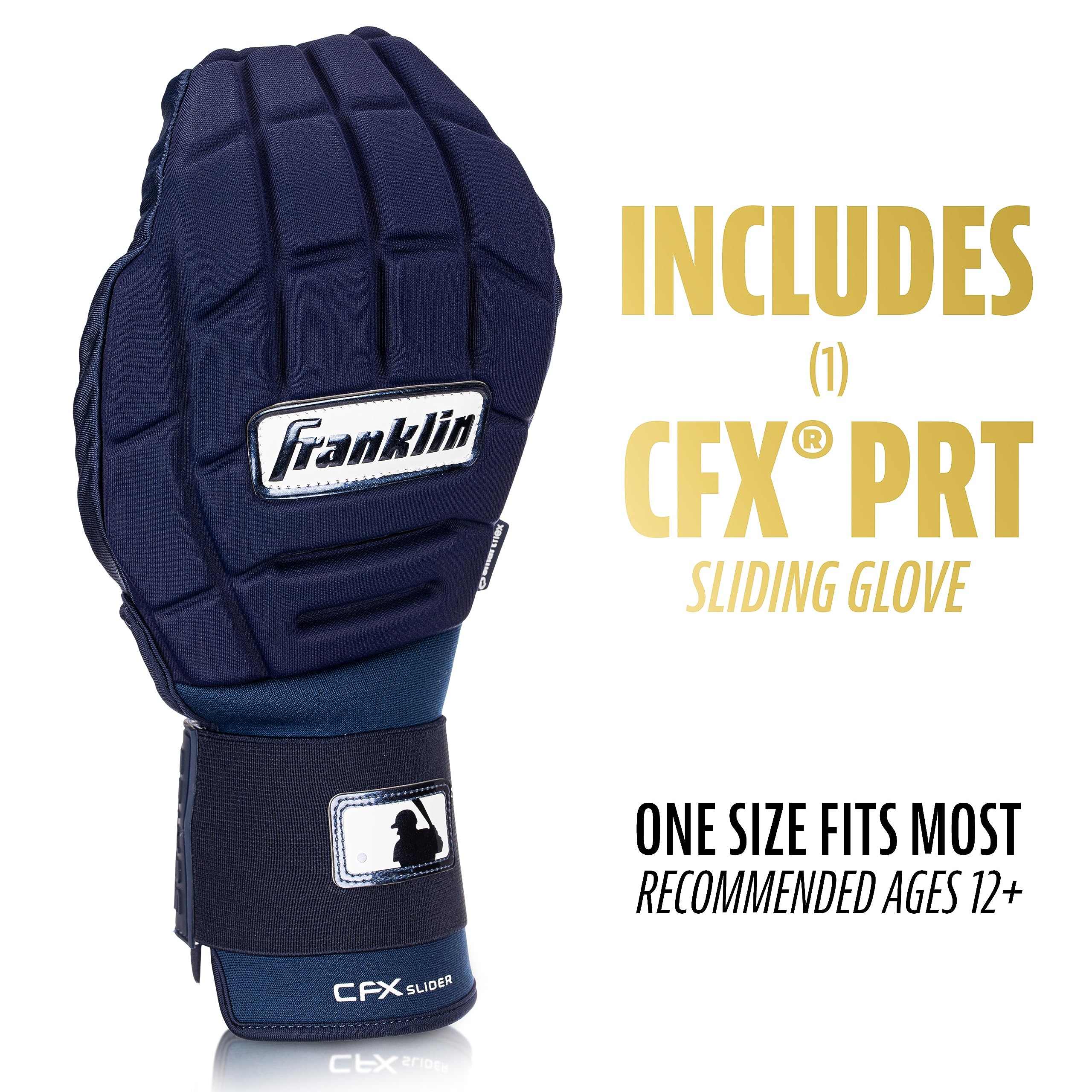 Franklin Sports Cfx Prt Adult Protective Baserunning Sliding Glove Gants de Protection Unisexe