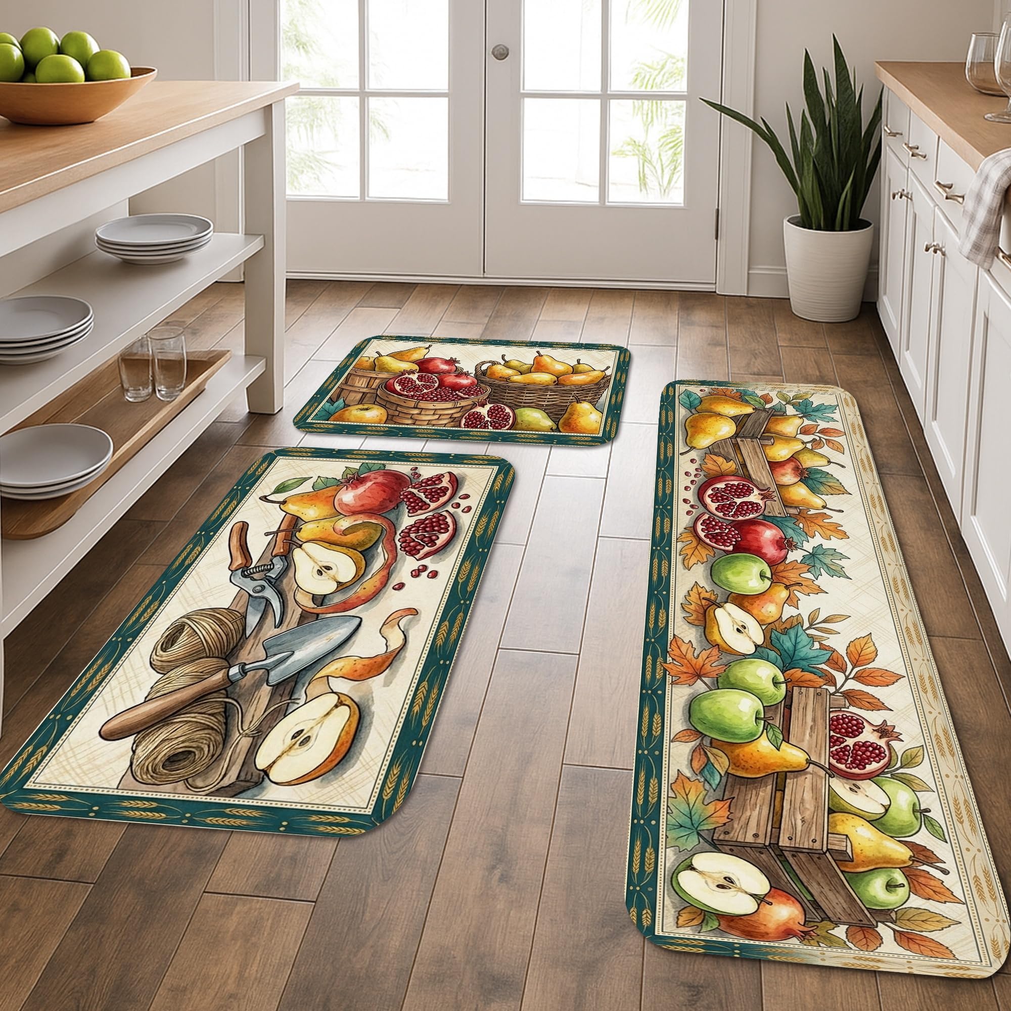 Tapis de cuisine rustiques pour habiller votre entrée et votre buanderie en automne