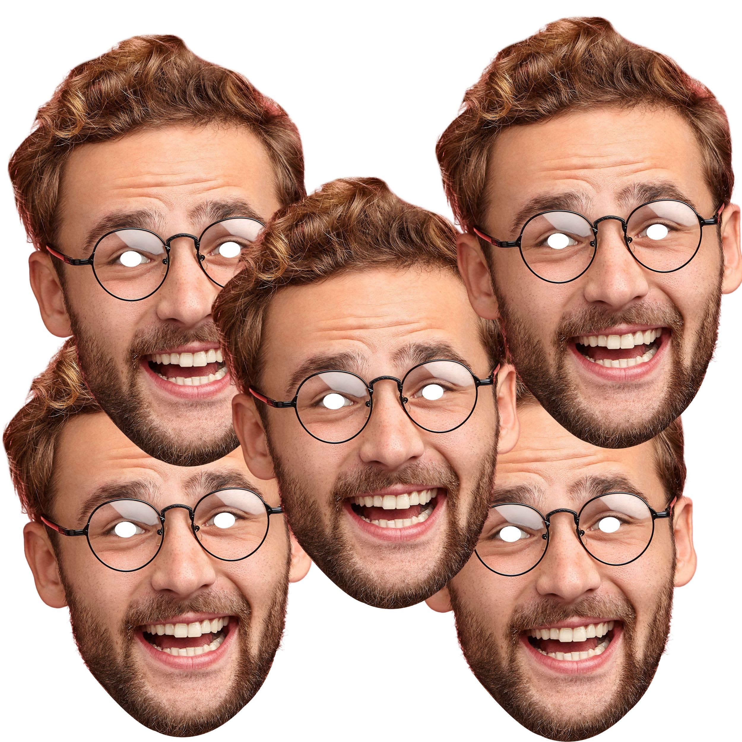 Personalised Photo Face Masks Bachelors Hen Do Stag Night Party Decorations Head On A Stick Funny Face Mask SPD1313