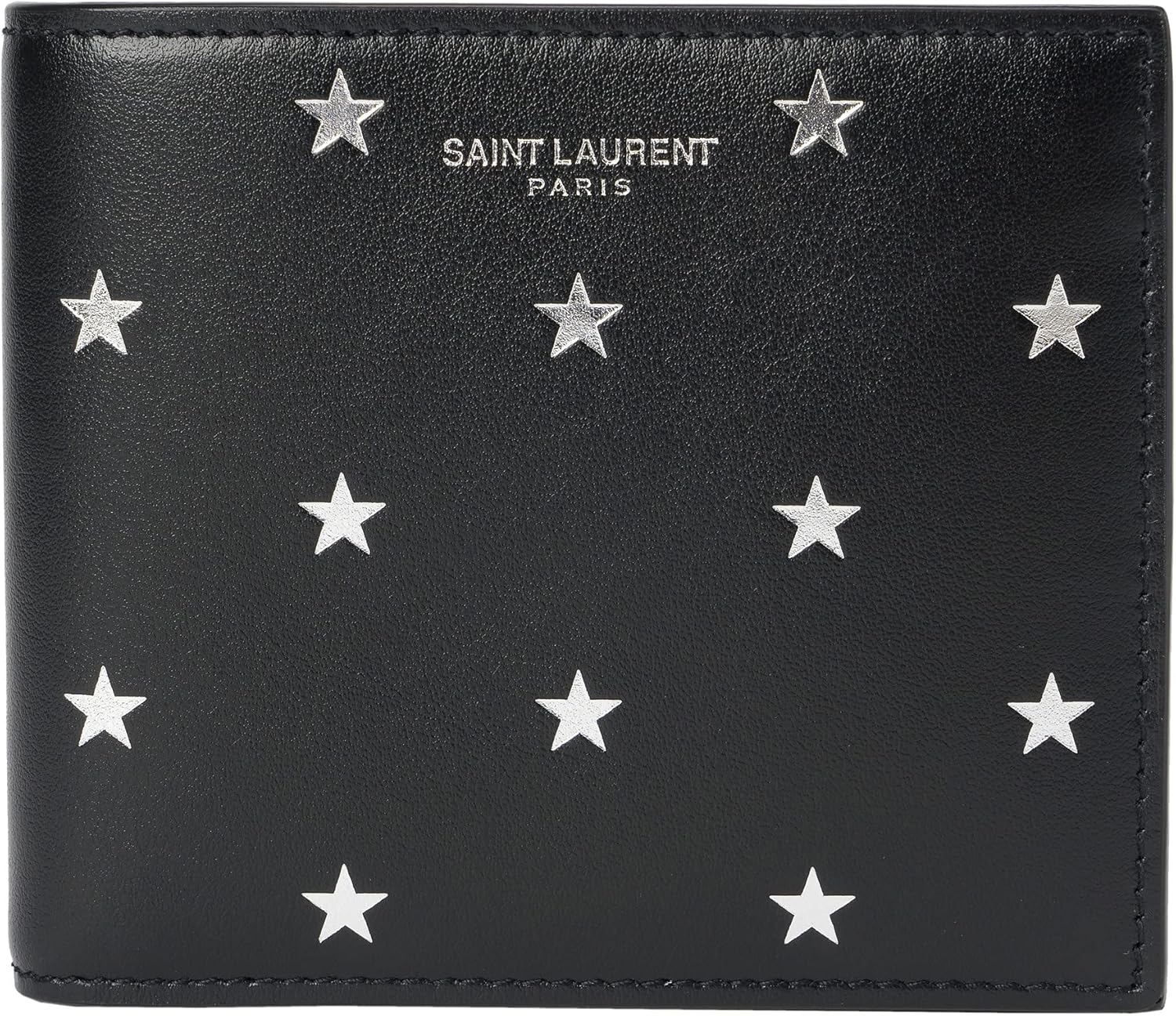 希少✨サンローラン マネークリップ 札入れ クロコ型押し ロゴ刻印