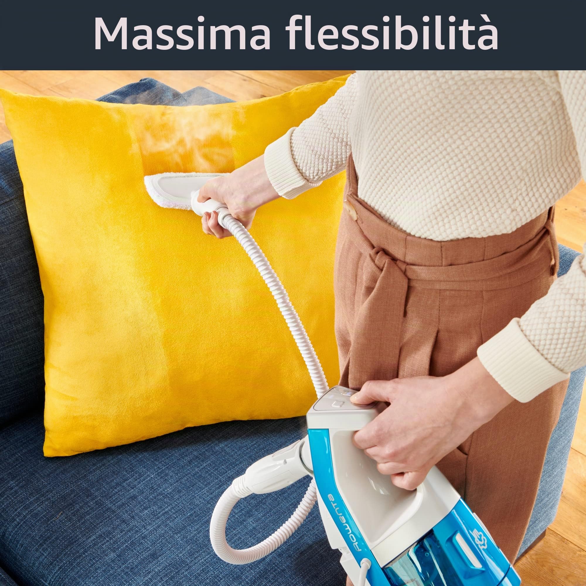 Rowenta Clean & multicast RY8544WH - Pulitore 2 in 1, pulitore e aspiratore allo stesso tempo