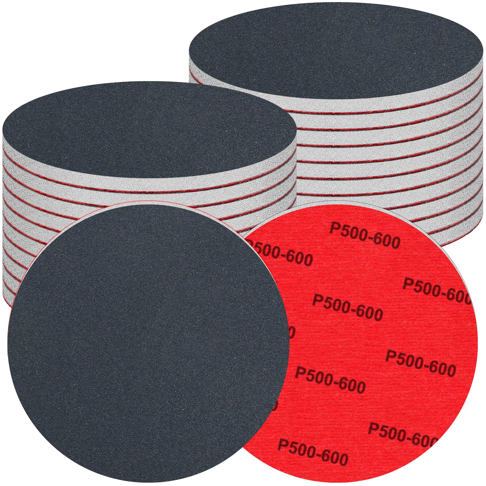 150mm Éponges Abrasive Grain 500-600 Eponge Poncage 20 Pièces