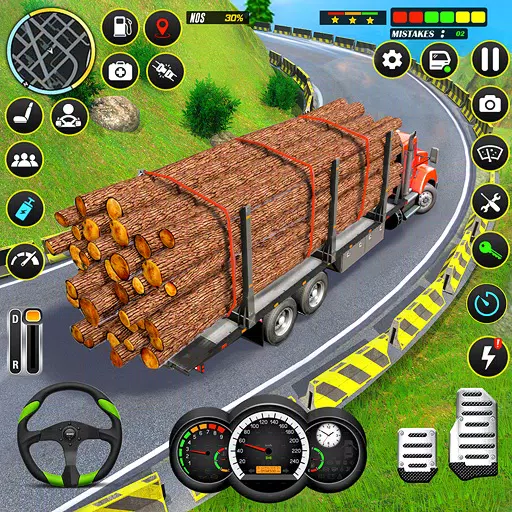 Offroad Truck Driver Cargo Transporter Simulator Games Uphill