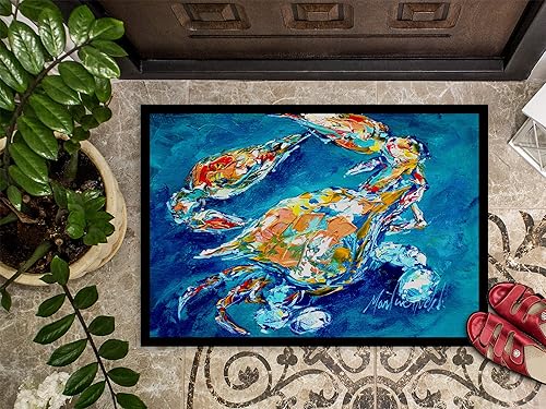 Miniatura 3 de Caroline's Treasures MW1153MAT by Chance - Tapete para puerta delantera, 18 x 27 pulgadas, para interiores y exteriores, para entrada,