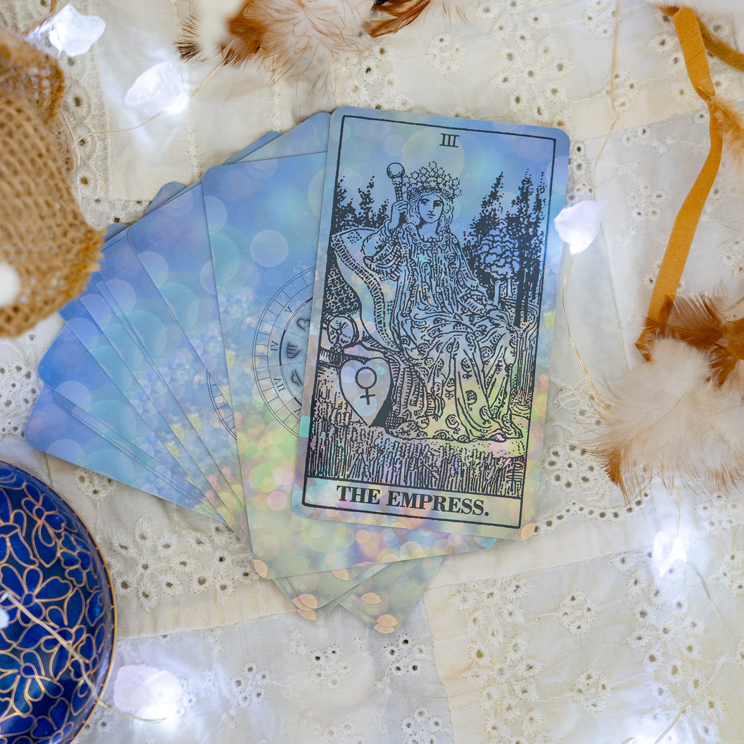 SPIRITDUST Tarot Cards Deck with Guidebook, 78 Original Tarot Cards