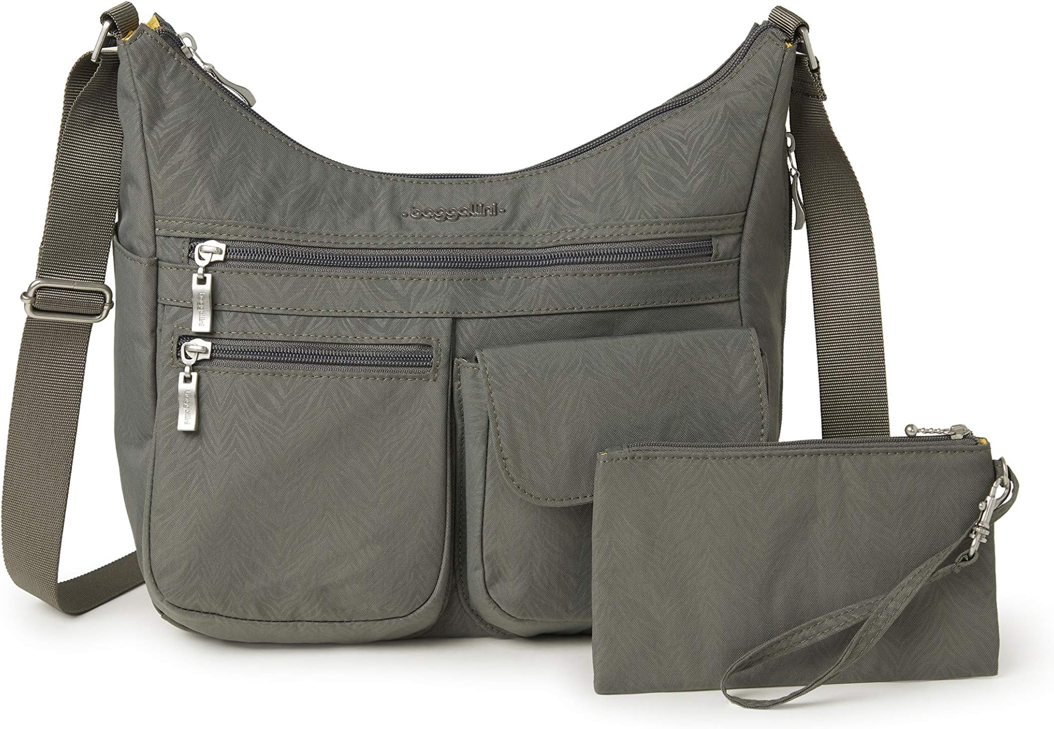 BaggalliniEverywhere Bagg - Hobo Crossbody Bag for Women with RFID Wristlet – Water-resistant Travel Bag