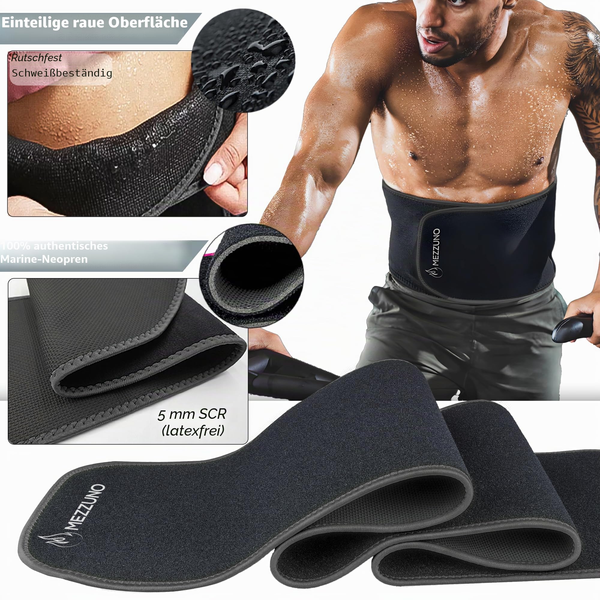 Bauchweggürtel Herren mit Sauna-Effekt · Schwitzgürtel Bauch Damen zum Abnehmen · Waist Trainer und Korsage Damen Bauchweg · Bauchgürtel Neopren · Latexfrei & Komfortabel