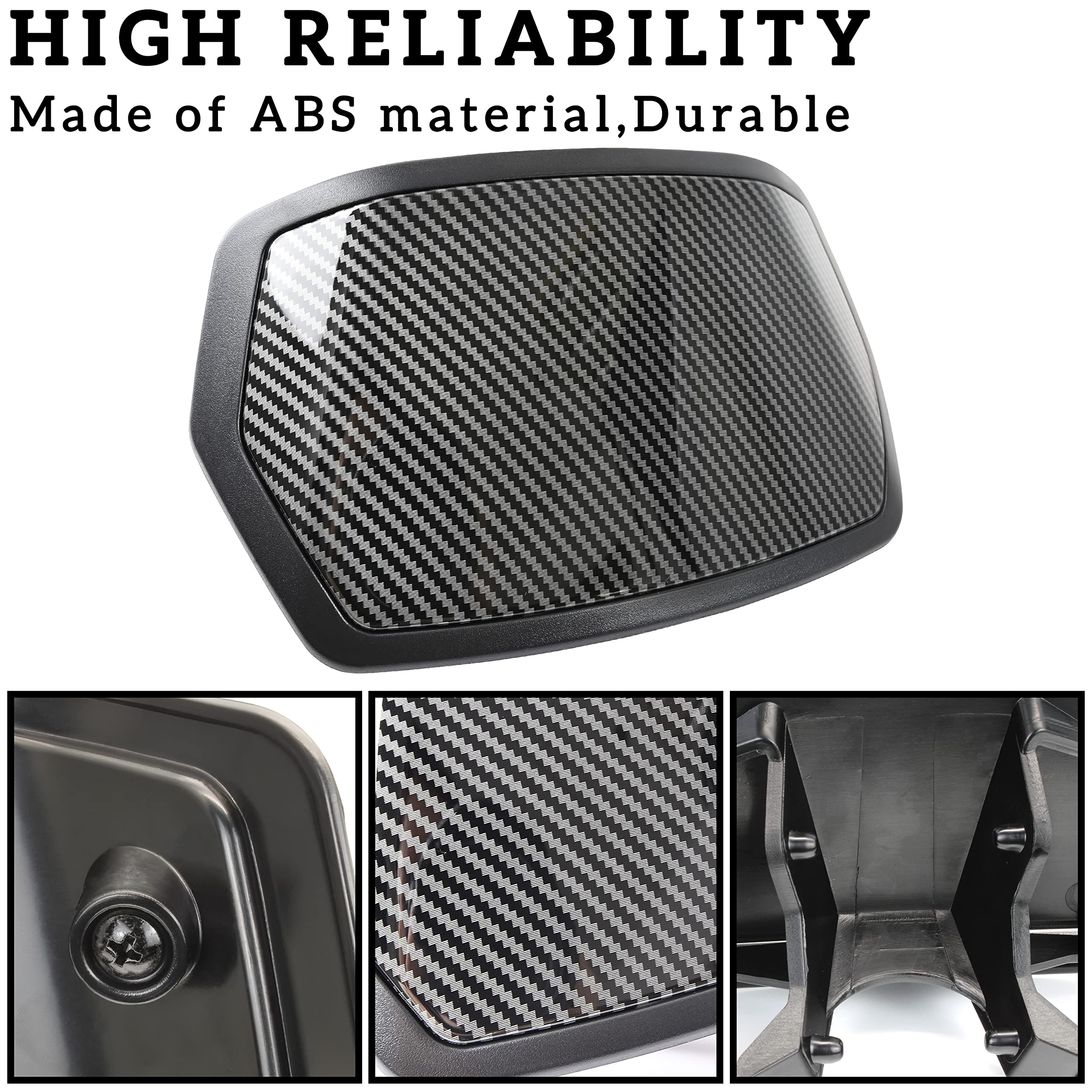 SAUTVS Aileron de jauge en Plastique et Fibre de Carbone pour Tous Les modèles Can-Am Ryker (1 pièce, pièce de Rechange #219400818)