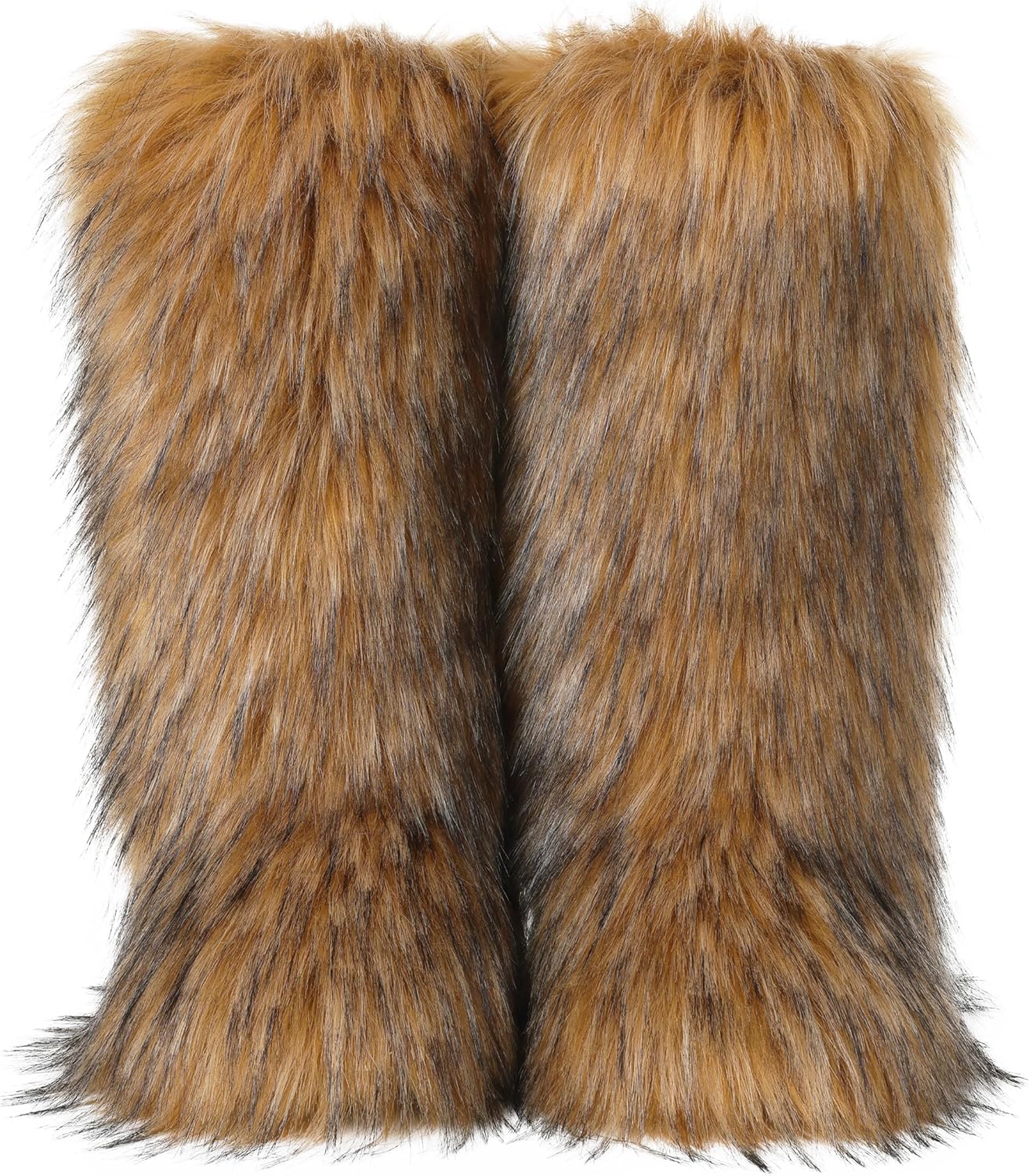 CELNEPHO Fur Boot for Women Comfortable Fuzzy Knee High Boots Round Toe Warm Snow Boots Fashion Winter Boots Y2K - Image 4