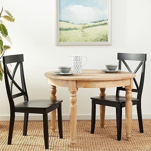 Miniatura 6 de Homestyles Blair - Par de sillas de comedor 18-45 pulgadas de ancho 22-14 pulgadas de profundidad 38-38 pulgadas de alto negro