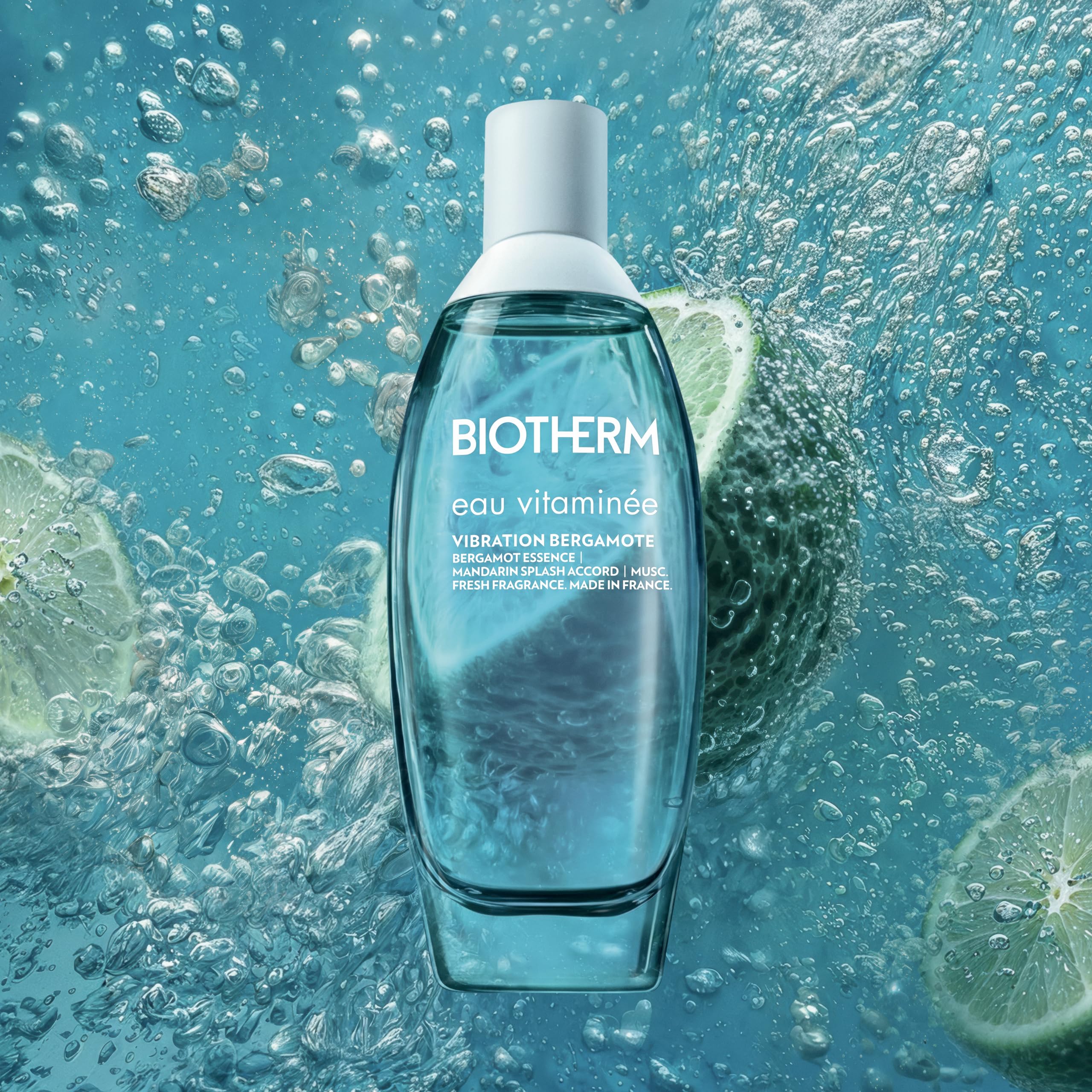 Biotherm, Eau Vitaminée Vibration Bergamote, Bruma corporal perfumada cítrica, 100ml