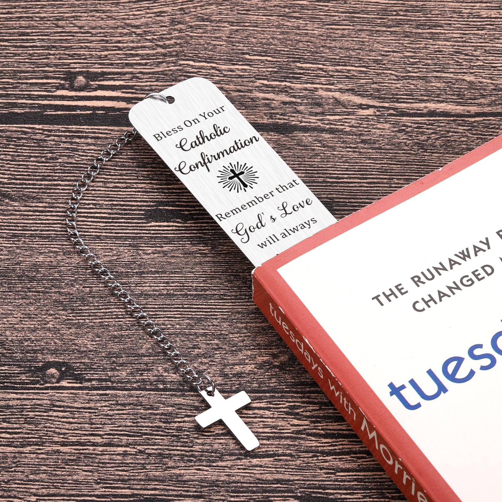 First Communion and Confirmation Gifts for Teens, Religious Bible Bookmark for Boys and Girls - Image 2