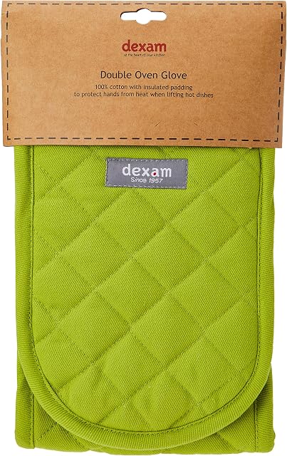 Dexam 16150371 Love Colour Double Oven Glove-Greenery, Green, 78x 18