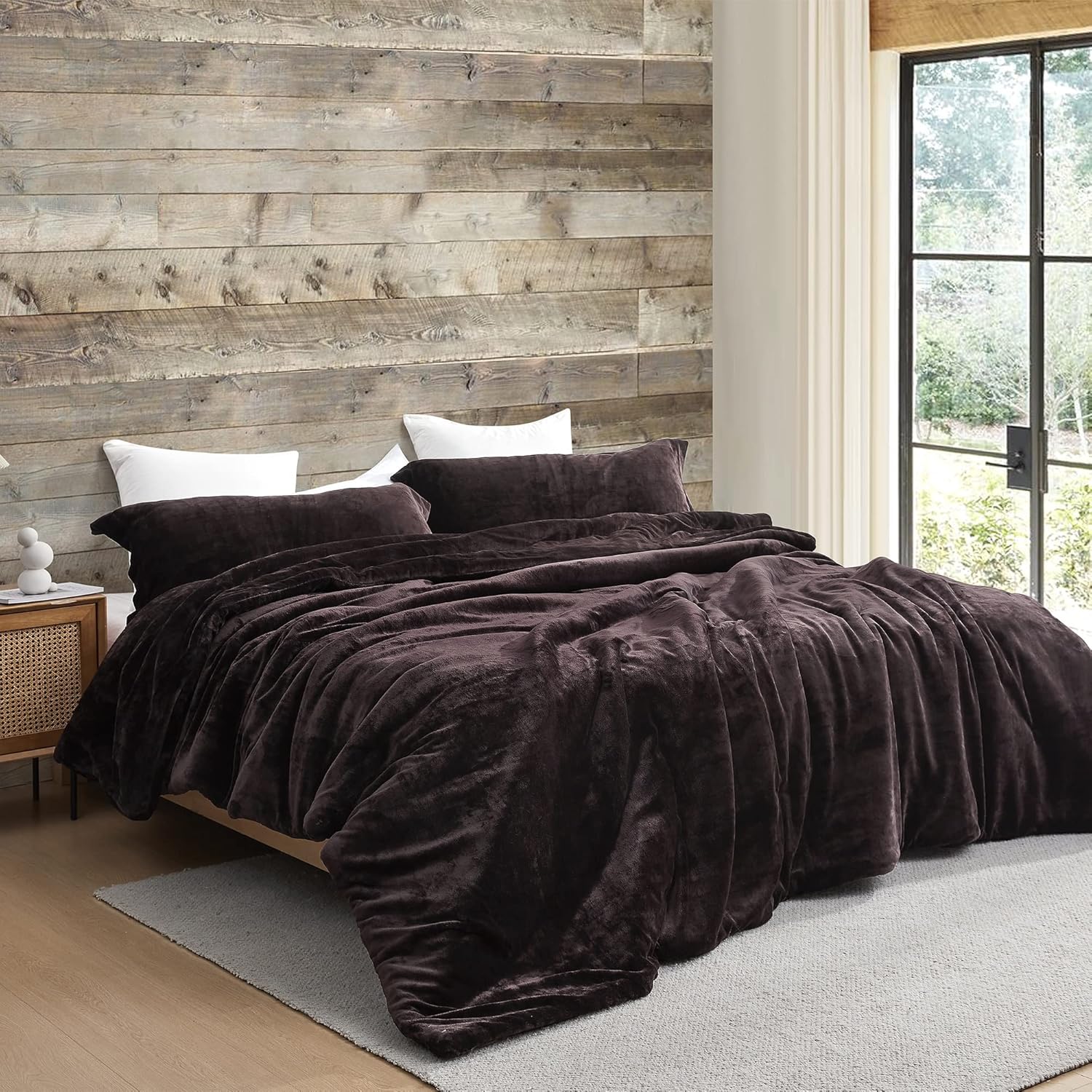 Byourbed The Original Plush - Coma Inducer® Oversized Queen Comforter Set - Dark Chocolate