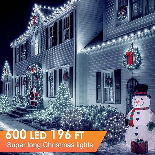 Miniatura 2 de Luces de Navidad impermeables IP67 para árbol de Navidad con 8 modos, tira de luces para exteriores con temporizadores y función de memoria, luz de