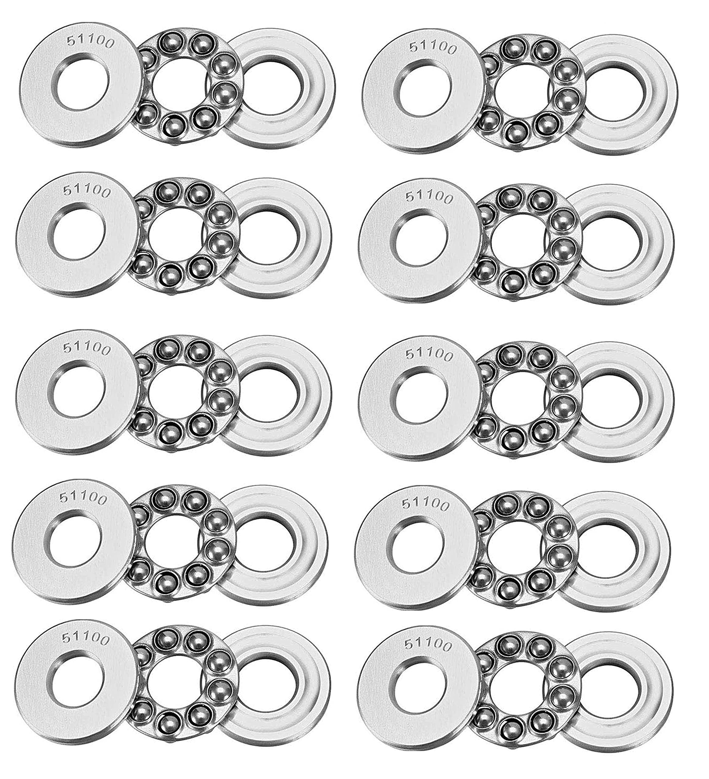 See full amazon price history chart for INVENTO 10Pcs 51100 10mm Axial Thrust Ball Bearing 10x24x9mm Single Direction carbon steel ball bearing INVENTO 10Pcs 51100 10mm Axial Thrust Ball Bearing 10x24x9mm Single Direction carbon steel ball bearing (B09LSN7KFN) Amazon Price History, Amazon Price Tracker