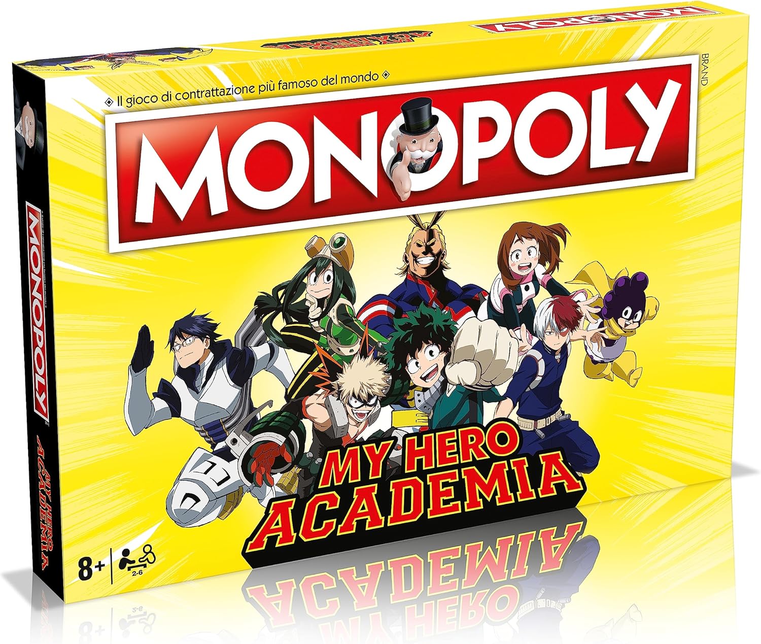 Winning Moves Monopoly My Hero Academia Board Game, 2-6 Players, Age 12+