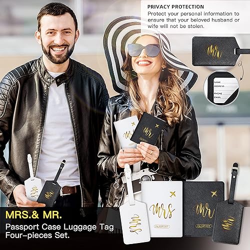 Miniatura 3 de Regalo de boda y compromiso para parejas: día de San Valentín, novia y novio, recién casados señor y señora, esenciales de luna de miel,