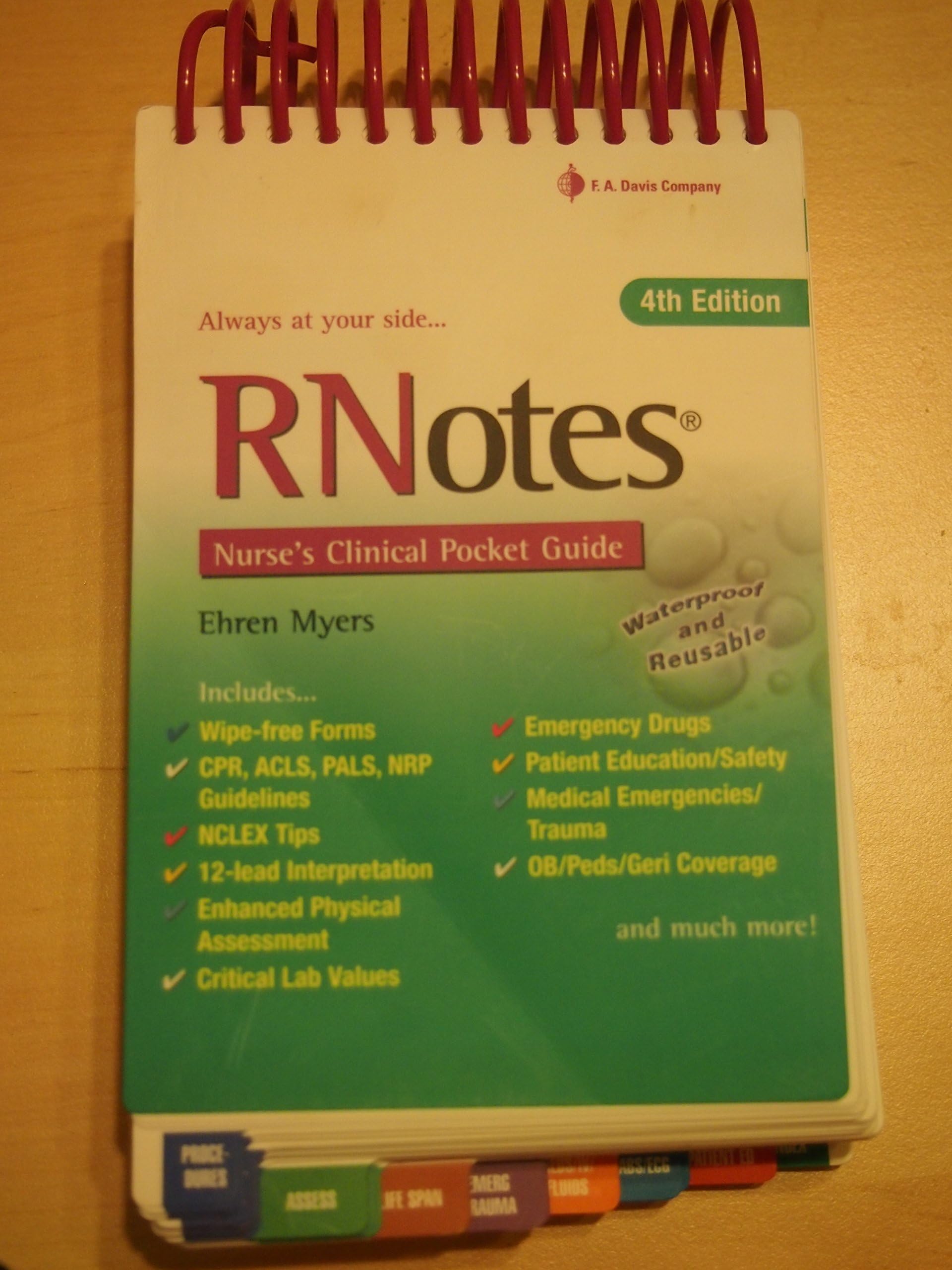RNotesยฎ: Nurse's Clinical Pocket Guide Fourth Edition
