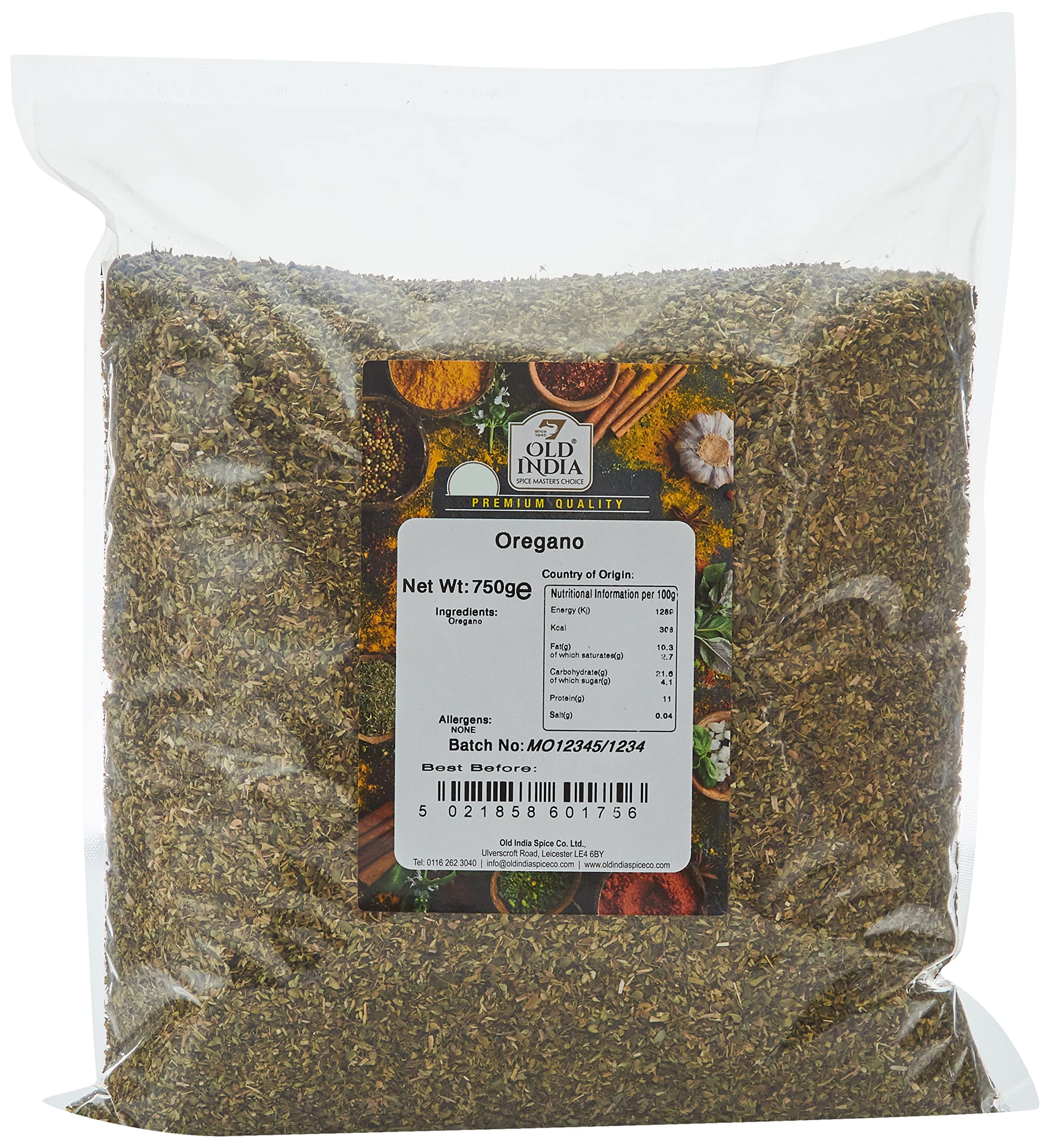 Old India Oregano 750g