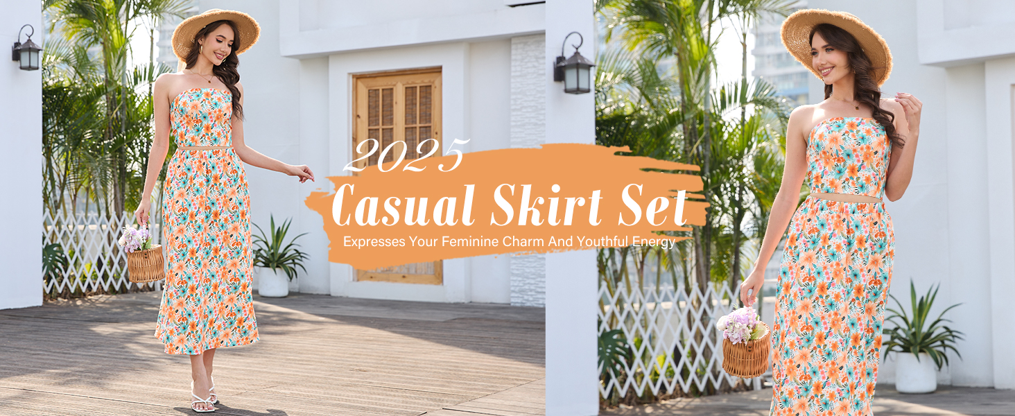 Women's Flowy V-Neck T-Shirt Dress - A-Line Ruffle Casual Beach Dress For Spring & Summer