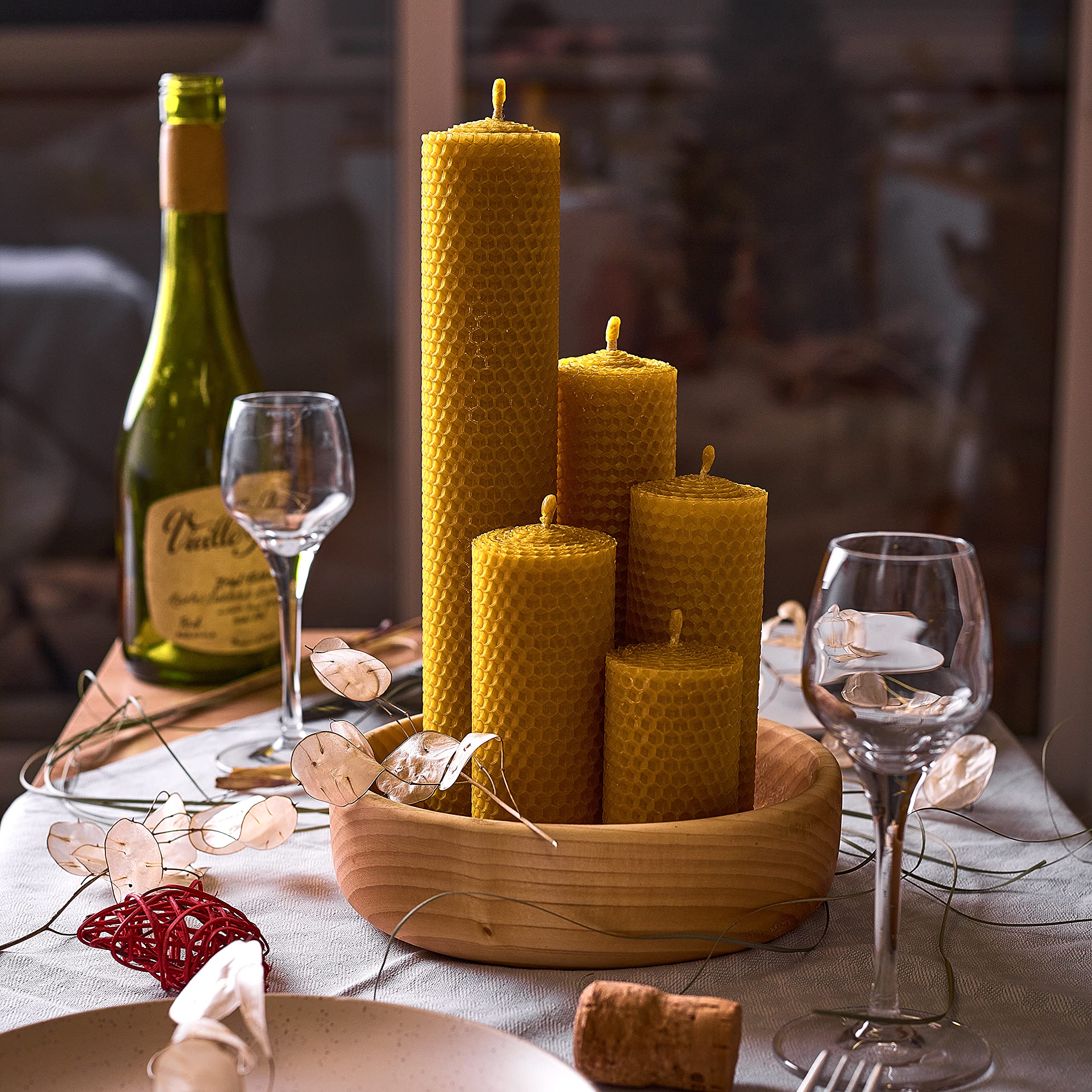 Velas Ortodoxas De Cera De Abejas Pura 100 Piezas (9") 5 Velas