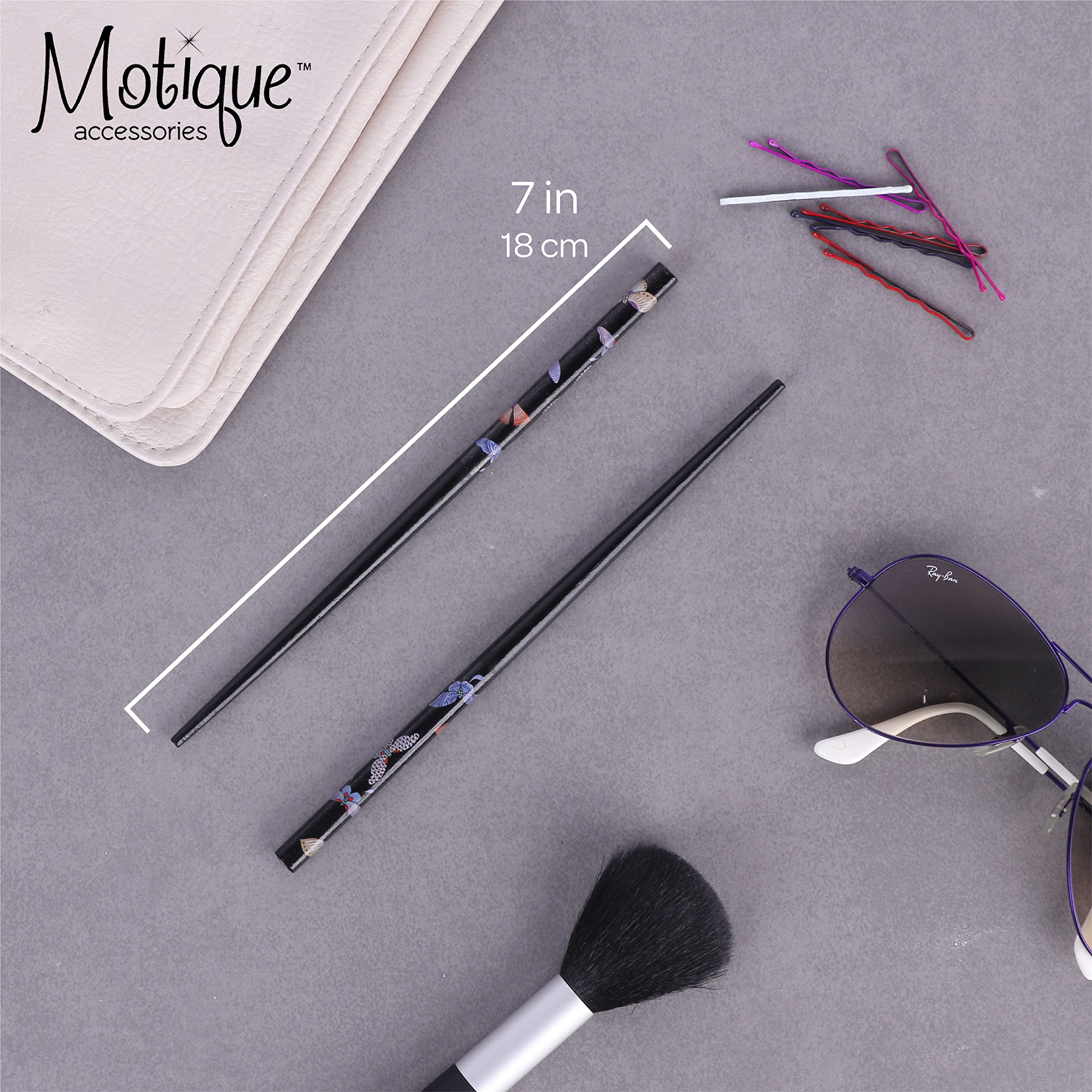 Set of Four Acrylic Hair Sticks Acrylic Hair Sticks - Etsy main image 3