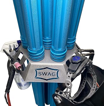 SWAG Offroad Rod Holder: Steel Welding Gear Storage Rack, 10x2.24x3 Inches, Grey, Holds 50 lbs, Wall/Cart Mount, Customizable, For Welding Workshops