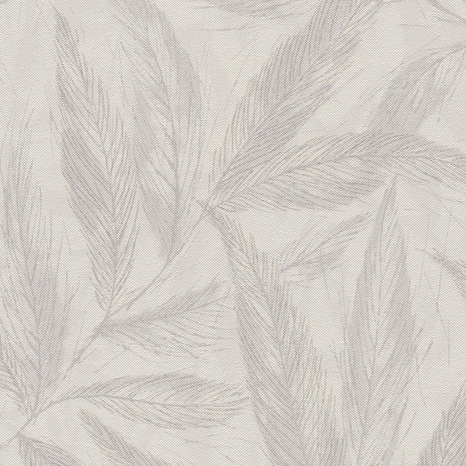 Papier peint intissé gris floral Profhome 790964-GU