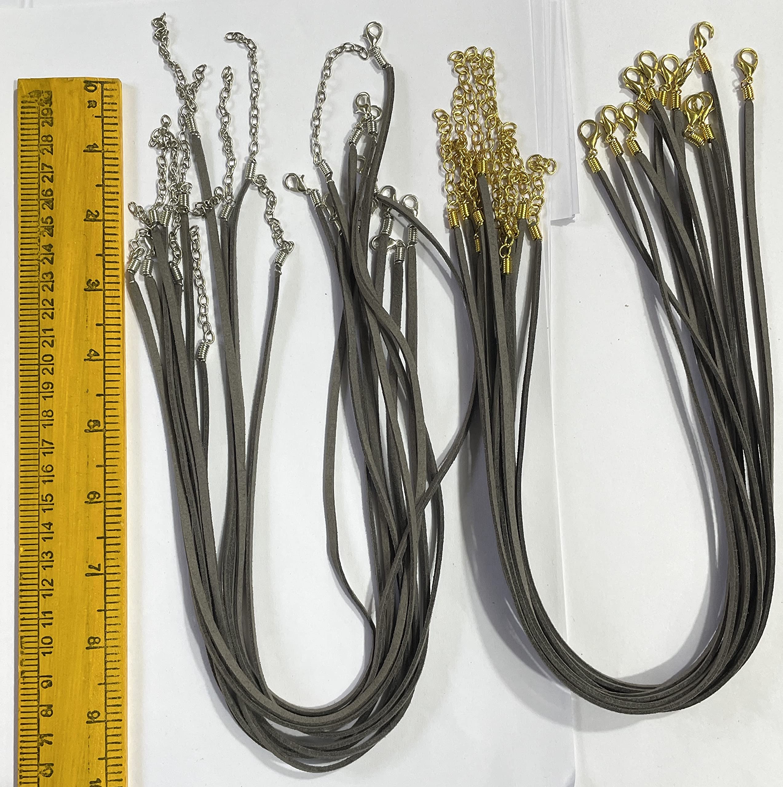 ビーズ OMX Suede Korean Leather Necklace Cords with Lobster Clasp