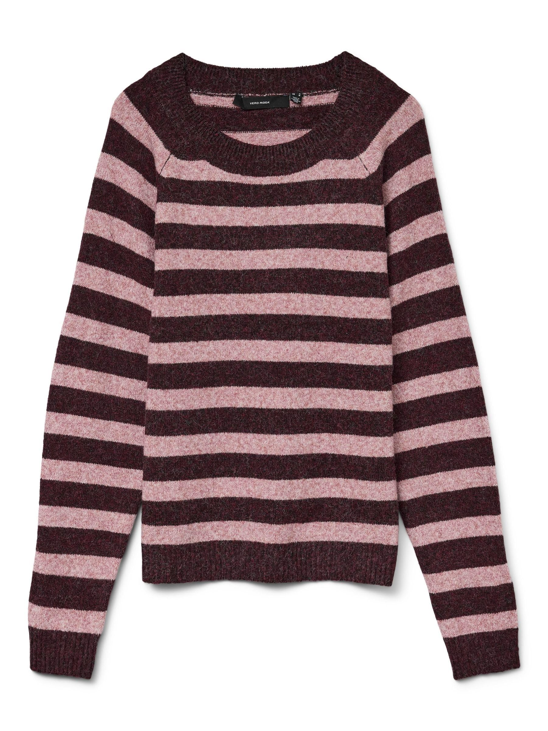 VERO MODA Vmdoffy LS O-Neck Blouse Ga Noos, Winetasting, XS