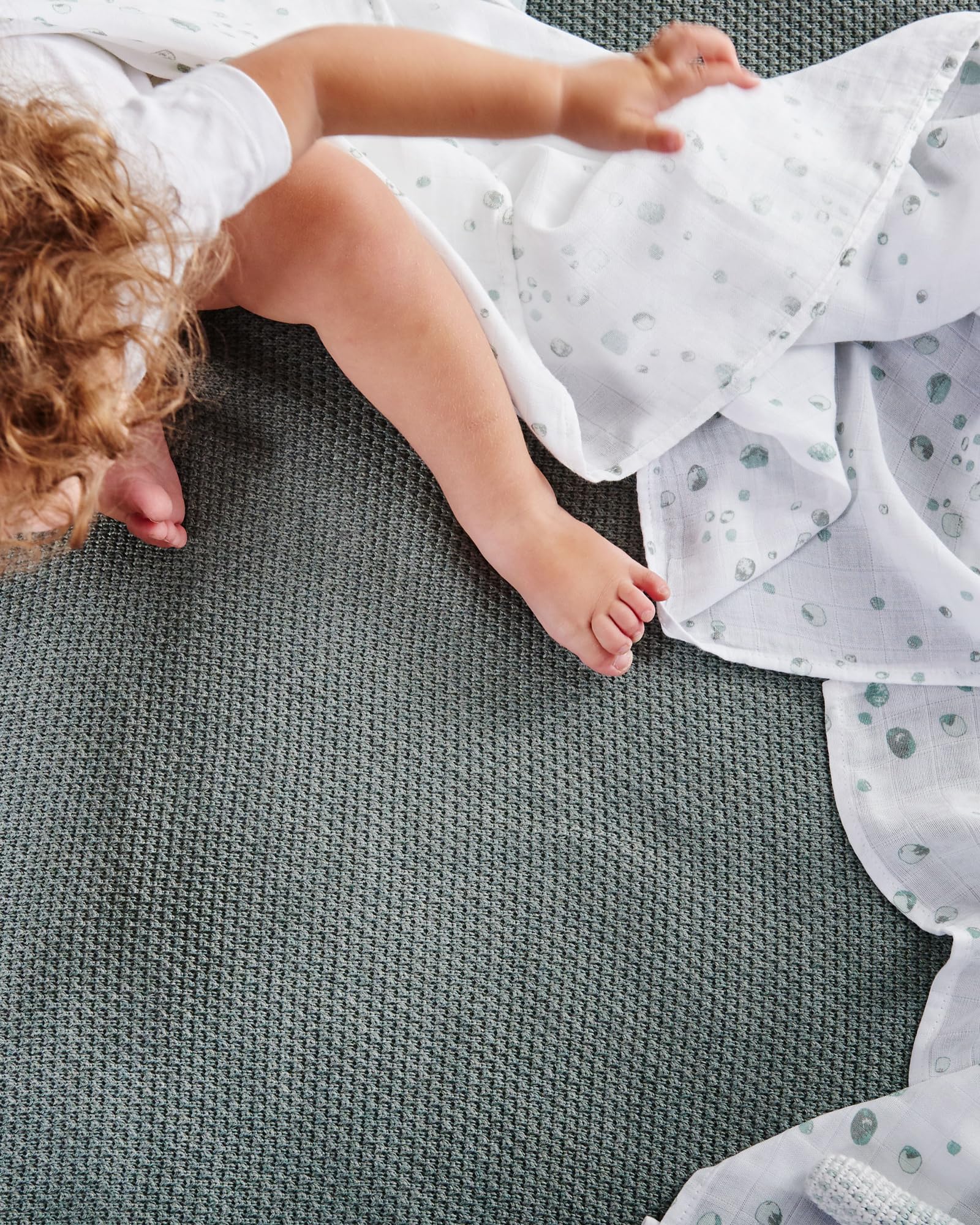 Little Bamboo Baby Wrap Zestaw 3 teli mussola 120x120 cm Grigio Whisper