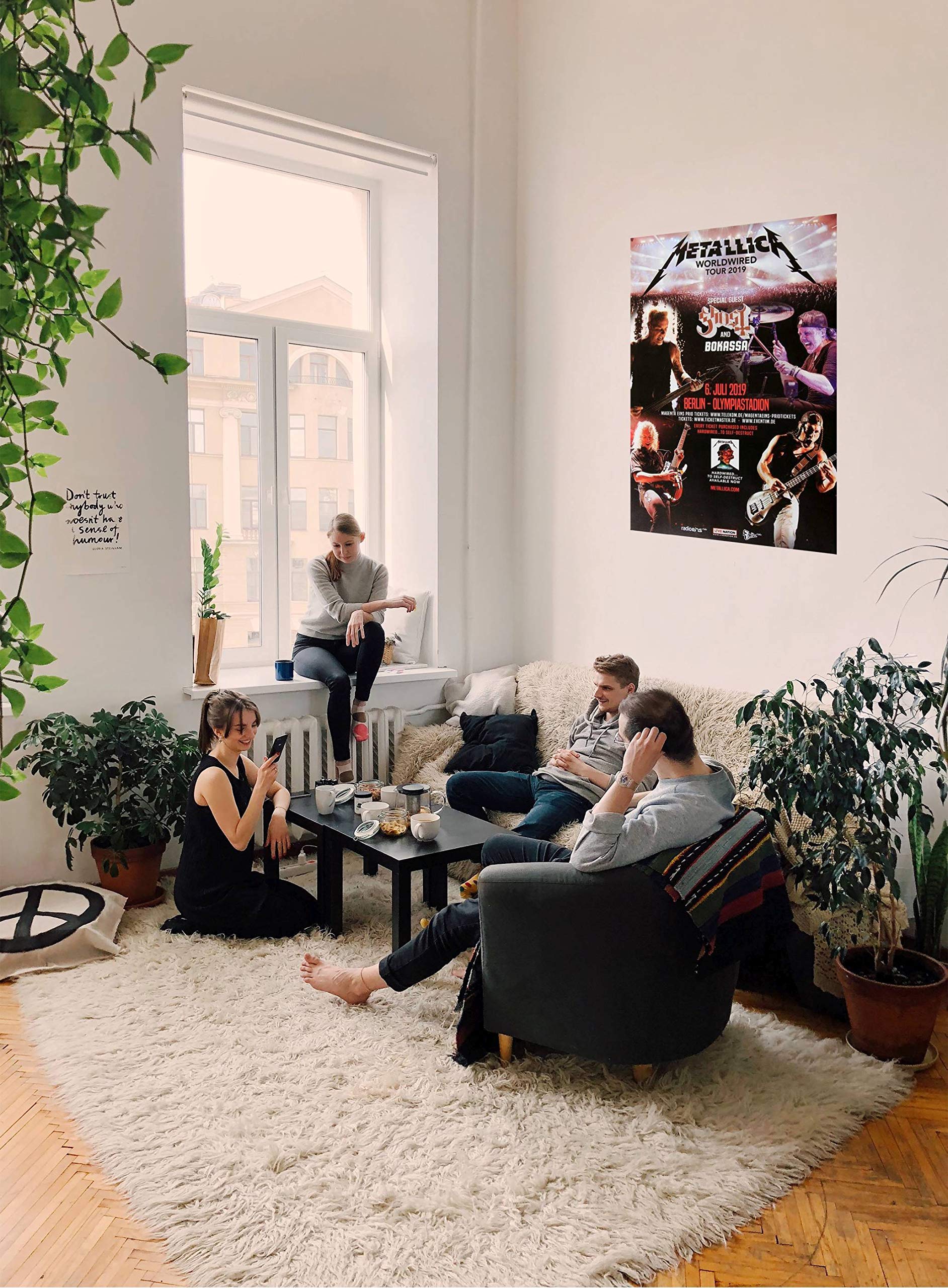Metallica - Worldwired, Berlin 2019 » Konzertplakat/Premium Poster | Live Konzert Veranstaltung | DIN A1 «