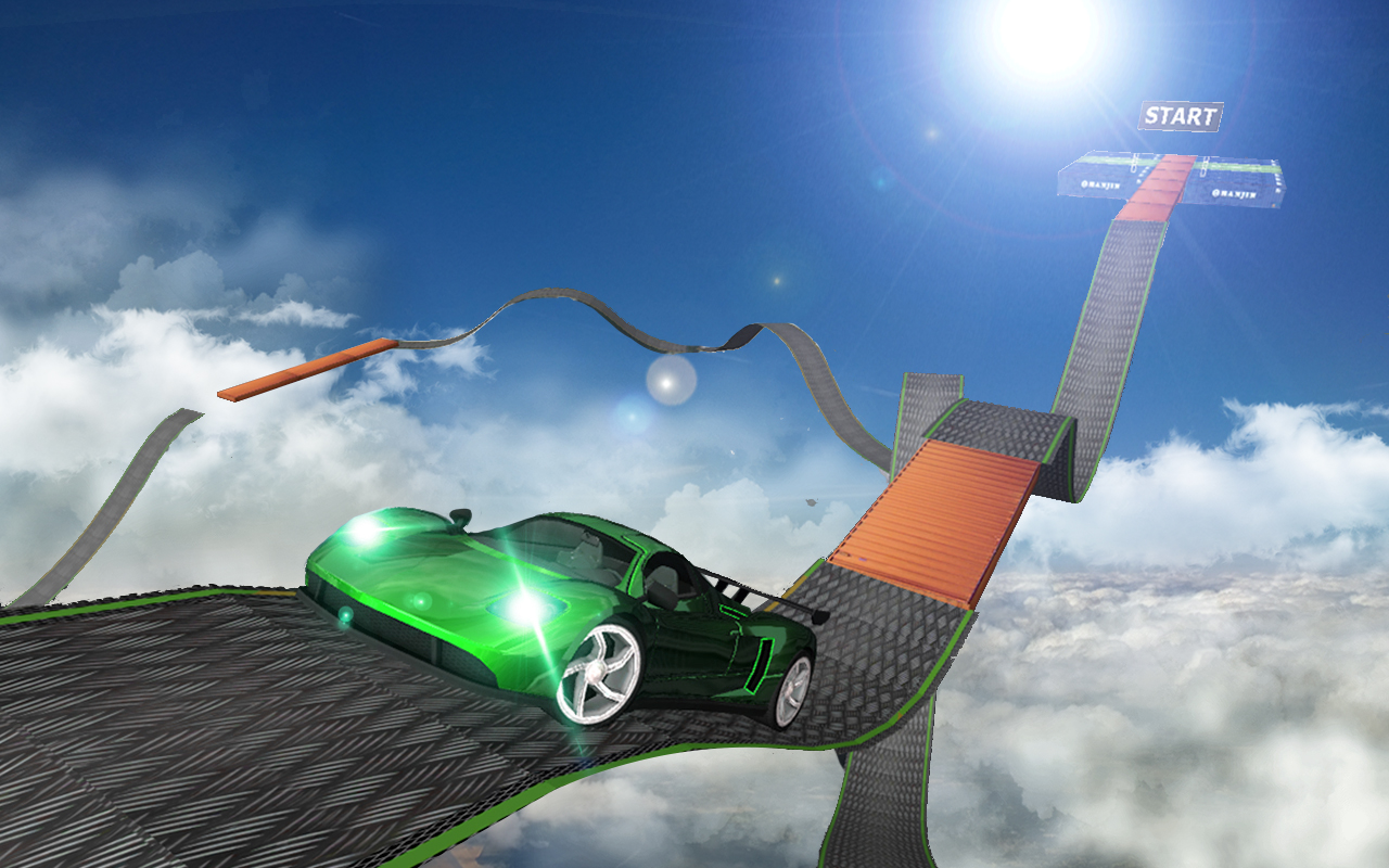 Impossible Stunts Racing Car Free: 3D Sky Tracks - App on Amazon Appstore